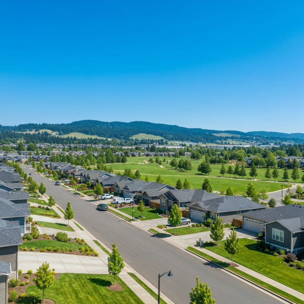 Suburban neighborhood in Beaverton